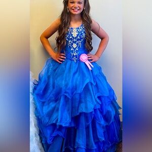 Girls size 10 pageant dress